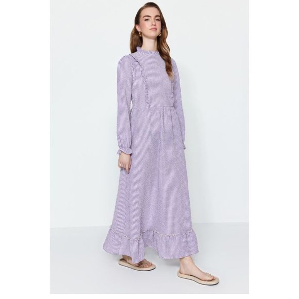 Purple summer dress